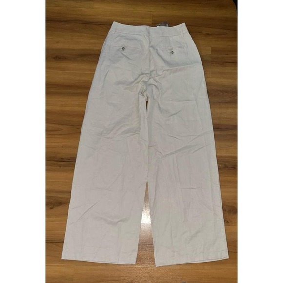Womens NWT Madewell High Rise Linen Blend Casual Wide Leg Pants - Picture 2 of 6